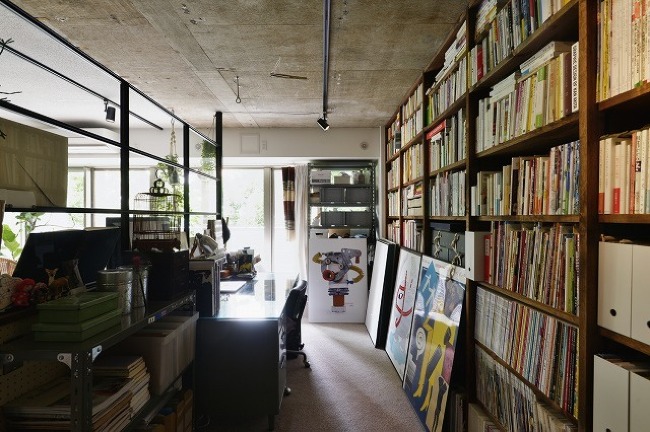 書斎 造作棚 Housenote